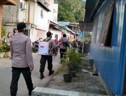 Giat Pencegahan Covid-19, Polres Anambas Semprot Disinfektan