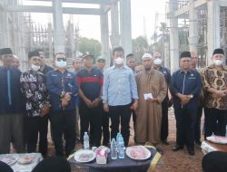 Kunjungan Kerja ke Bintan, Rudi Tinjau Pembangunan Masjid Al Muhajidin Kampung Bangun Rejo