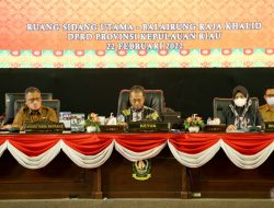 DPRD dan Pemprov Kepri Sepakati Untuk Empat Ranperda Baru 
