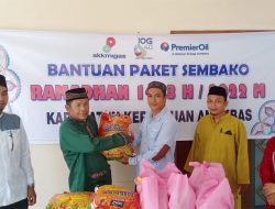 Dukung Program Pemerintah, Premier Oil  Salurkan Ratusan Paket Sembako Ramadan kepada Masyarakat