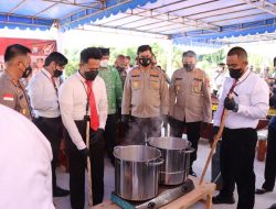 Wakapolda Kepri Pimpin Pemusnahan Narkotika Jenis Kokain Seberat 48 Kilogram