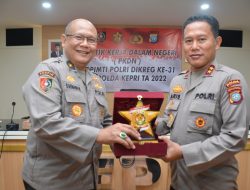 Praktek Kerja Dalam Negeri Sespimti Polri Dikreg Ke – 31 Di Polda Kepri Tahun Anggaran 2022