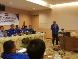DPD Partai Demokrat Kepri Gelar Rapat Konsolidasi Rekrutmen Dan Pendaftaran Bacaleg 2024