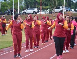 Polwan Polda Kepri Lakukan Penanaman Pohon Dan Olahraga Bersama Dalam Rangka Hari Jadi Polwan Ke-74 Tahun 2022