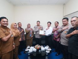 Kabid Humas Polda Kepri Silaturahmi Ke Kantor Komisi Informasi Publik Provinsi Kepri