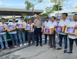 Baksos Ditlantas Polda Kepri Jelang Peringatan  Hari Lalu lintas Bhayangkara Ke-67 Tahun 2022