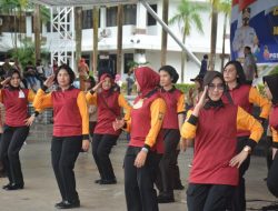Menyambut Hari Ulang Tahun Lalu Lintas Ke-67 Tahun 2022, Ditlantas Polda Kepri Gelar Car Free Day Dan Olahraga Bersama Di Dataran Engku Puteri Batam Center