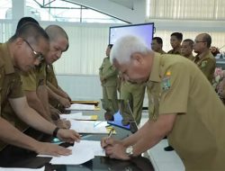 OPD dan Camat se-Asahan Tandatangani Perjanjian Kinerja