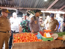 Bupati Bersama Forkopimda Asahab Laksanakan Sidak Pasar