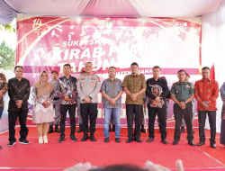 Bupati Asahan Ikuti Rangkaian Kirab Pemilu Tahun 2024