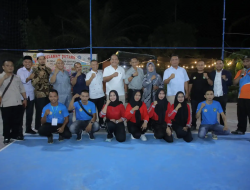 Wakil Bupati Asahan Buka Semi Open Volleyball Hessa Air Genting di Kecamatan Air Batu