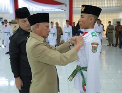 Bupati Asahan Kukuhkan Paskibraka Kabupaten Asahan Tahun 2023