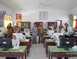 Bupati Asahan Tinjau Pelaksanaan ANBK Tahun 2023 Hari Terakhir