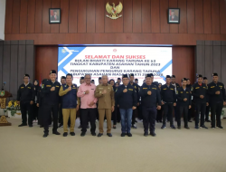 Bupati Asahan Kukuhkan Karang Taruna Kabupaten Asahan Masa Bhakti 2023-2028