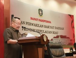 Pendapat Akhir Fraksi DPRD Prov Kepri Terhadap Ranperda RUED Kepri 2023-2050