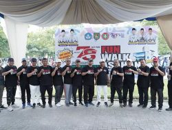 Bupati Asahan Lepas Gerak Jalan Santai Dalam Rangka Hari Guru Nasional dan HUT ke-78