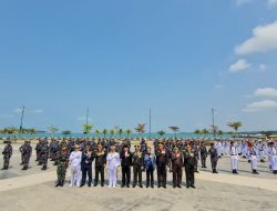 Jumaga Nadeak Hadiri Upacara Peringatan Hari Ulang Tahun Ke-78 TNI