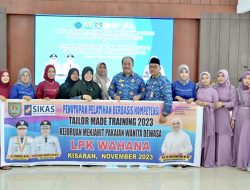 Wakil Bupati Asahan Tutup pelatihan berbasis kompetensi Tailor Made Training tahun 2023