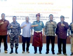Wakil Komandan Puspomal Bersilaturahmi dengan Forkopimda Asahan dan Reunian Alumni SMA Simpang Empat