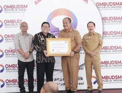 Pemkab Asahan Raih Predikat Tinggi Kepatuhan Pelayanan Publik dari Ombudsman