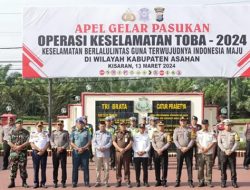 Bupati Asahan Pimpin Apel Gelar Pasukan OPS 2024