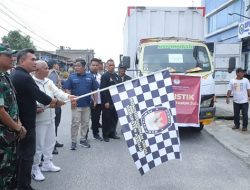 Bupati Asahan Lepas Distribusi Logistik Pilkada Serentak Tahun 2024