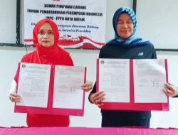 LPP Lembaga. Pemasyarakatan( Lapas) Perempuan Batam melaksanakan penandatanganan perjanjian kerja sama (PKS) dengan FPPI Kota Batam