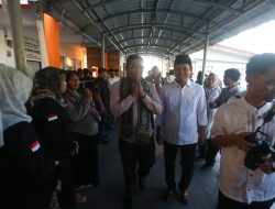 Wakil Bupati Anambas Sambut Ketua PA Tarempa Baru di Pelabuhan Sri Siantan