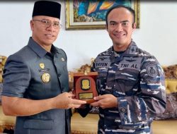 Bupati Anambas Terima Kunjungan Silaturahmi Danlanudal Matak yang Baru