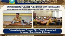 Peluang Presiden Resmikan RSUD Tarempa 75 Persen, Pemkab Anambas Kebut Persiapan