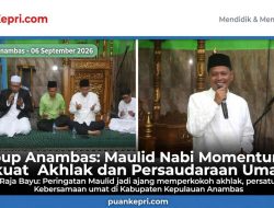 Wabup Anambas: Maulid Nabi Momentum Perkuat Akhlak dan Persaudaraan Umat