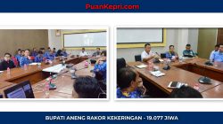 Bupati Aneng Pimpin Rakor Tanggap Darurat Kekeringan: 19.077 Jiwa Terdampak, Anambas Kekurangan 1,06 Juta Liter Air Per Hari