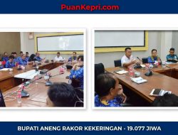 Bupati Aneng Pimpin Rakor Tanggap Darurat Kekeringan: 19.077 Jiwa Terdampak, Anambas Kekurangan 1,06 Juta Liter Air Per Hari