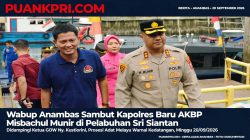 Wabup Anambas Sambut Kapolres Baru AKBP Misbachul Munir: Sinergi Adat dan Negara di Pintu Gerbang Natuna