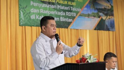 Bintan Matangkan 2 RDTR Baru, Sekda Ronny Kartika: RDTR Bukan Sekadar Peta, Tapi Kepastian Investasi