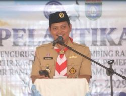Raja Bayu Lantik Pengurus Kwarran Pramuka Siantan Timur: Cetak Generasi Berkarakter di Ujung Negeri