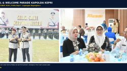 Polda Kepri Ganti Pucuk Pimpinan, Sekdaprov Misni Hadiri Farewell Parade di Batam