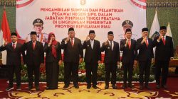 7 Pejabat Eselon II Pemprov Kepri Dilantik, Gubernur Ansar: Buktikan Dengan Prestasi